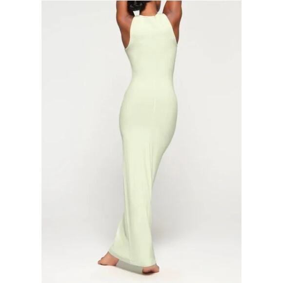 Skims Light Green Ribbed Jersey Maxi Dress - Picture 7 of 7